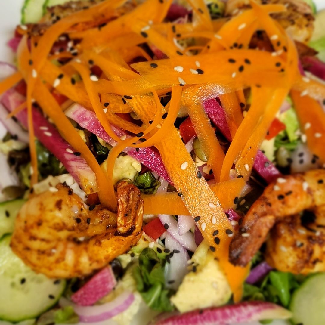 ginger shrimp salad