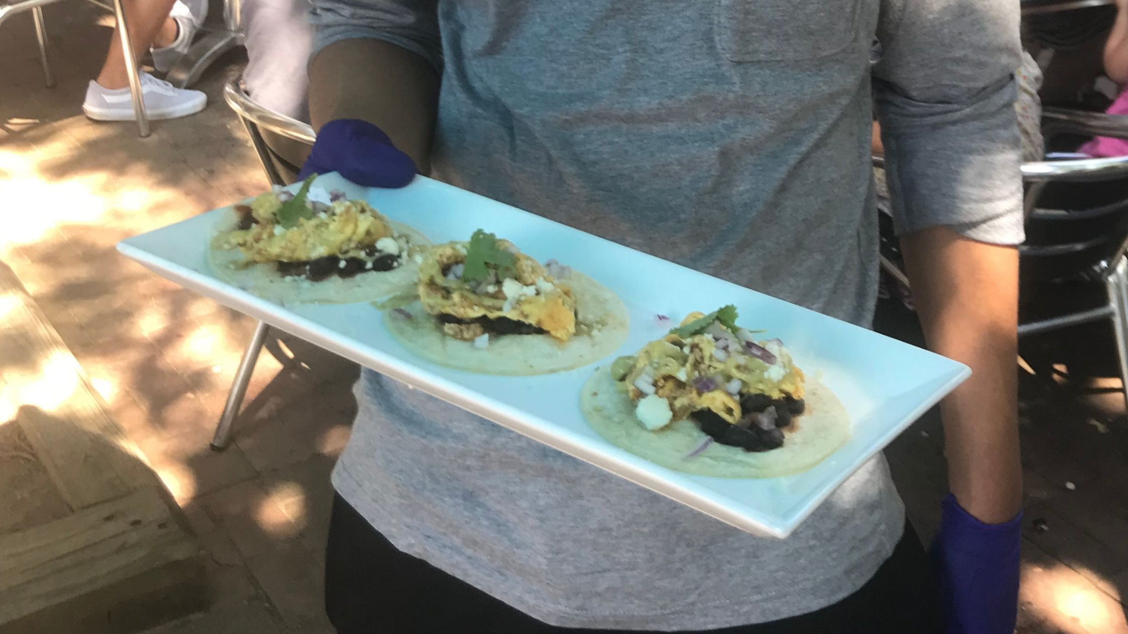 tacos made with local ingredients